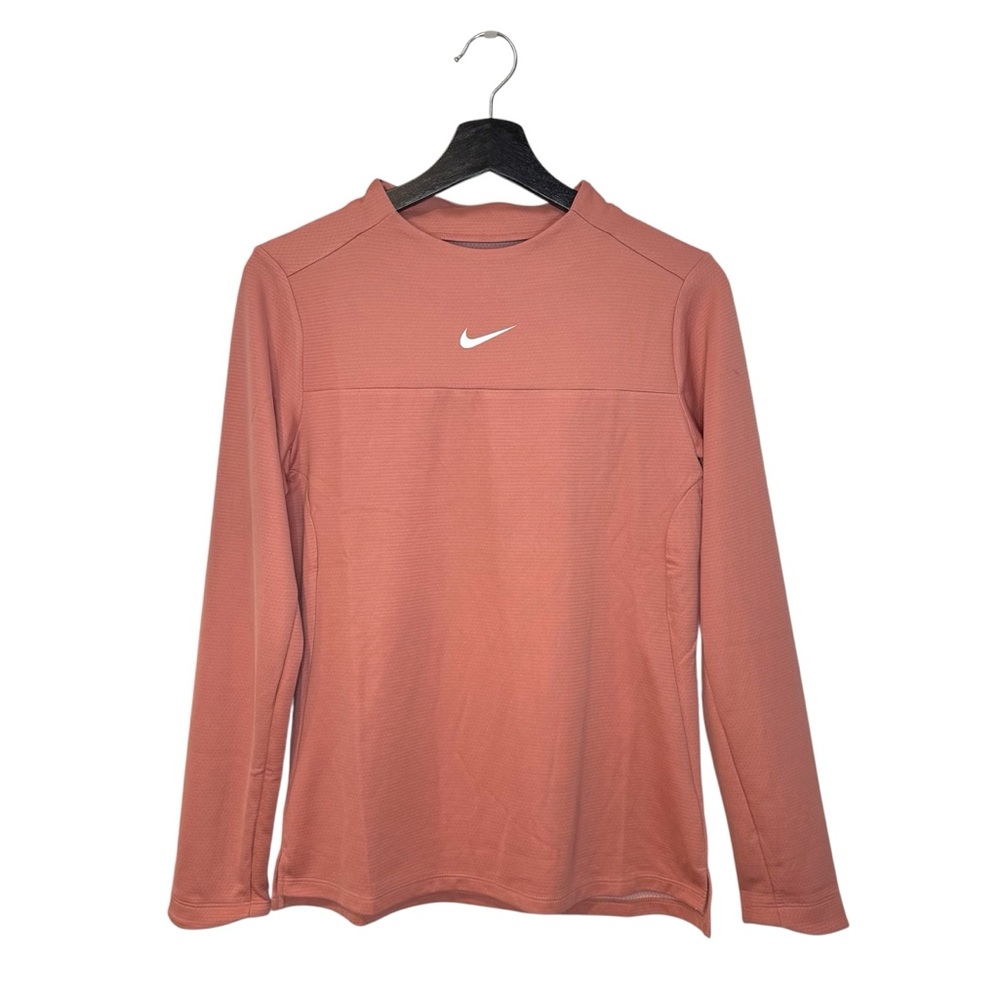 Nike Casual Dri-FIT UPF 40+ Advantage Long Sleeve Mock Neck Lightweight Golf Top
